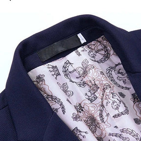 Blazer Masculino Slim Fit Piannaro PN187 em algodão, elegante e confortável.