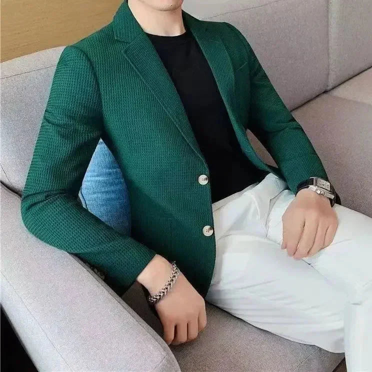 Blazer Masculino Piannaro PN192 em tecido de alta qualidade e corte ajustado.