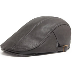 Boina Masculina Inglesa de Couro Piannaro PN375 em couro premium.
