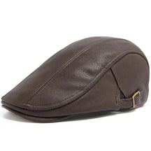 Boina Masculina Inglesa de Couro Piannaro PN375 em couro premium.