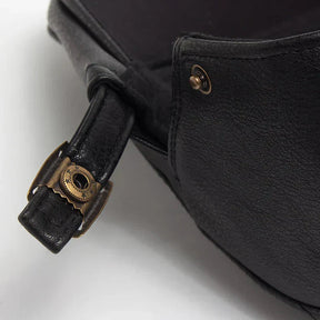 Boina Masculina Inglesa de Couro Piannaro PN375 em couro premium.