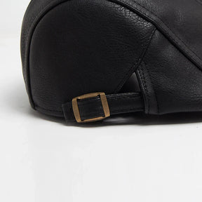 Boina Masculina Inglesa de Couro Piannaro PN375 em couro premium.