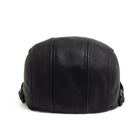 Boina Masculina Inglesa de Couro Piannaro PN375 em couro premium.