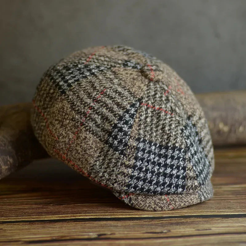 Boina Masculina Inglesa de Lã Piannaro PN370 em estilo clássico e elegante