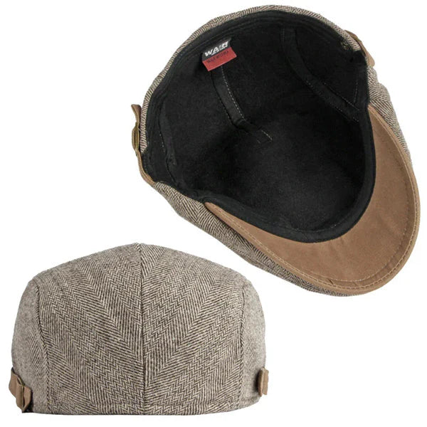 Boina Masculina Italiana em Lã Piannaro PN034 em design clássico e elegante.