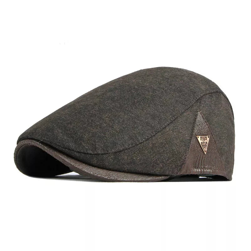 Boina Masculina Inglesa de Lã Piannaro PN369 em cores clássicas.