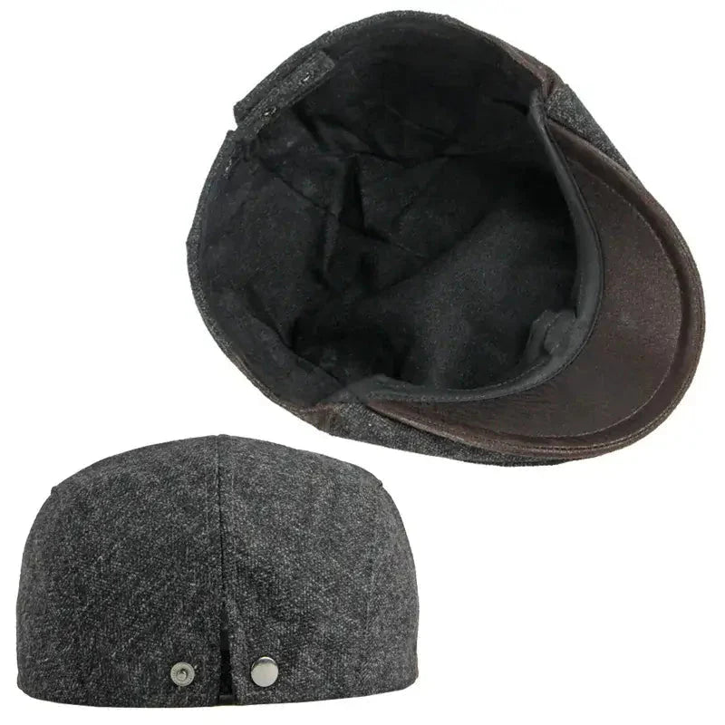 Boina Masculina Inglesa de Lã Piannaro PN369 em cores clássicas.