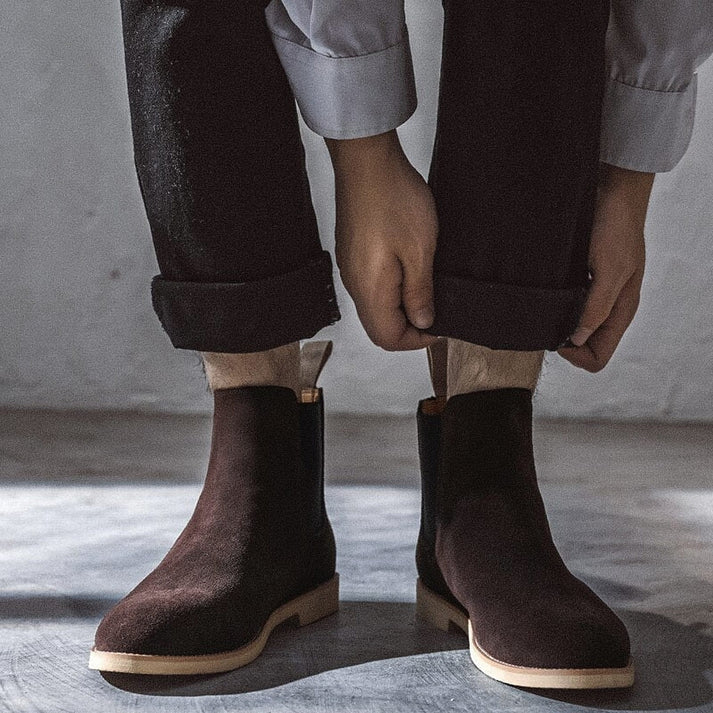 Bota Chelsea em Couro Masculina Piannaro PN242 com design sofisticado