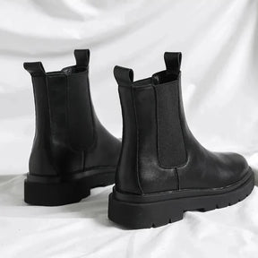 Bota Chelsea Masculina de Cano Alto Piannaro PN286 em couro premium.