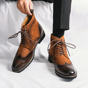 Bota Dress Masculina Piannaro PN297 em couro de alta qualidade, ideal para visuais formais e casuais.