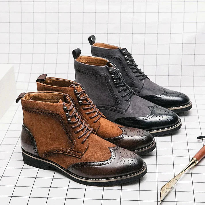 Bota Dress Masculina Piannaro PN297 em couro de alta qualidade, ideal para visuais formais e casuais.
