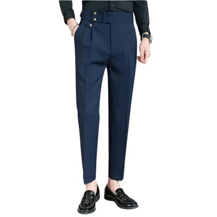 Calça de Alfaiataria Masculina Piannaro PN210 em tecido premium e corte elegante.