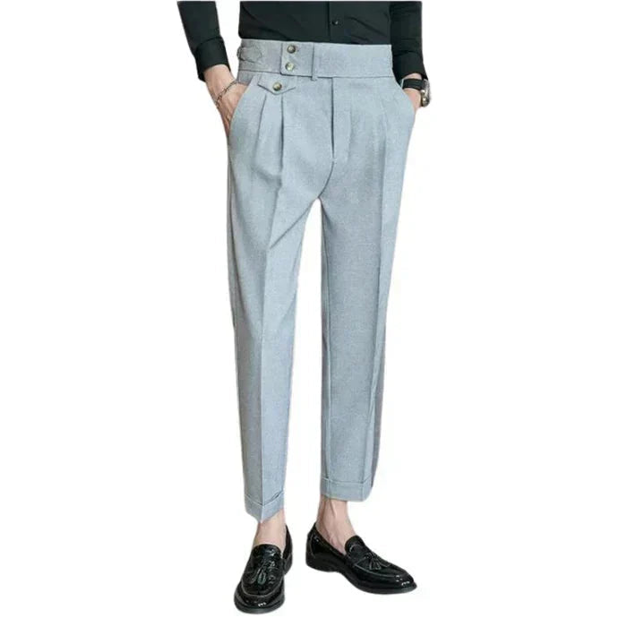 Calça de Alfaiataria Masculina Piannaro PN211 em tecido premium e corte elegante.