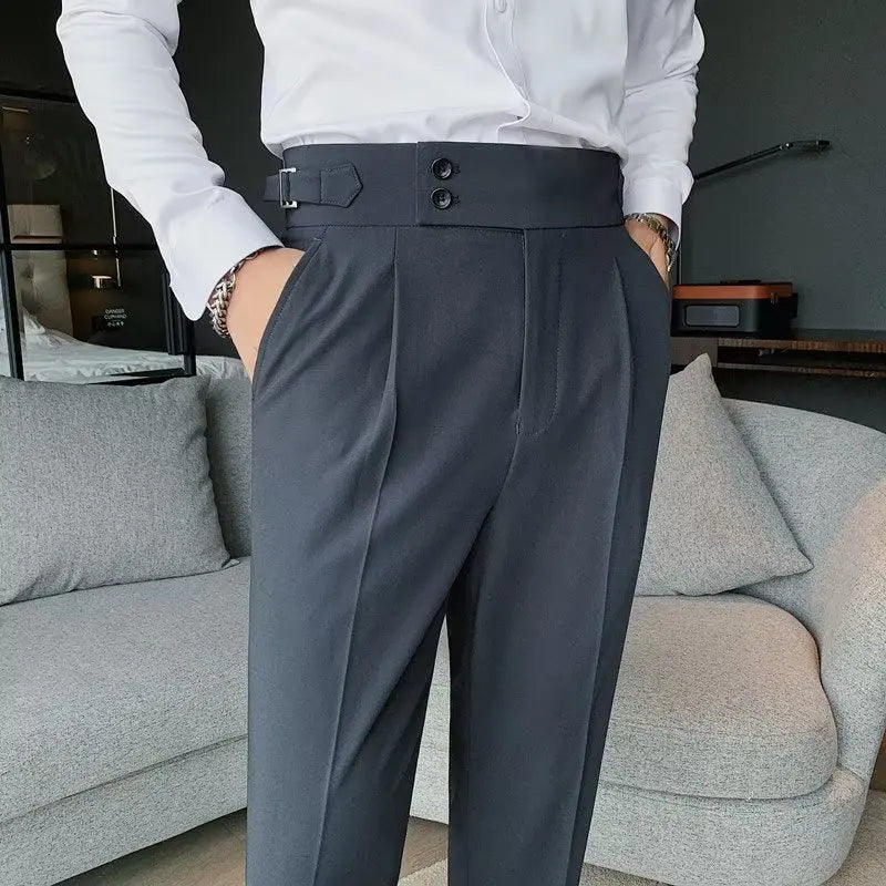 Calça de Alfaiataria Masculina Piannaro PN212 em tecido premium e corte tradicional.