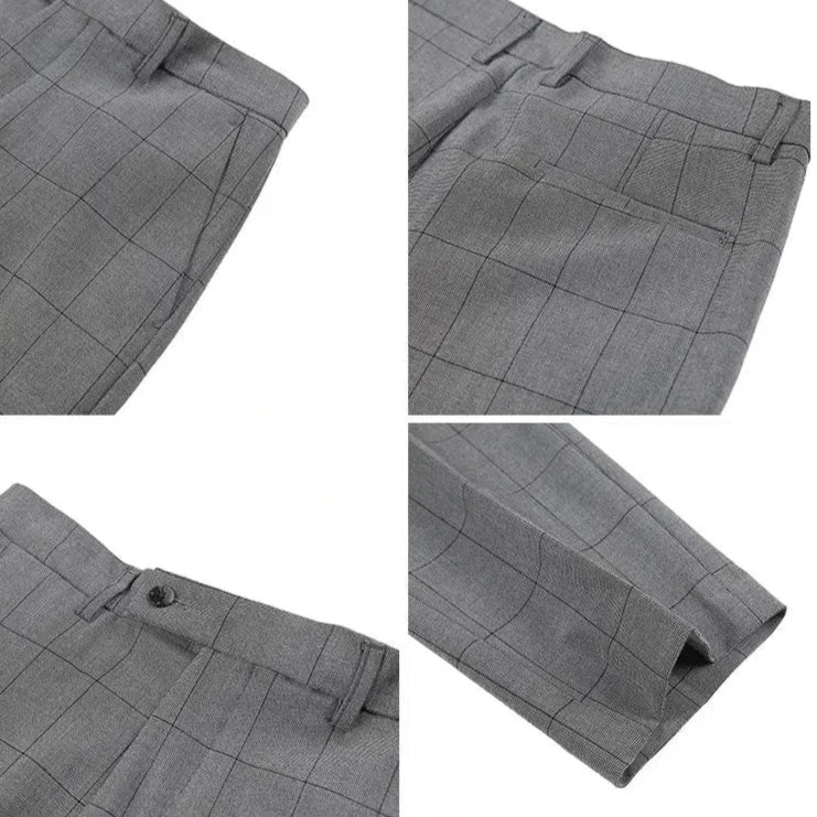 Calça de Alfaiataria Masculina Piannaro PN214 em corte slim fit, elegante e confortável.
