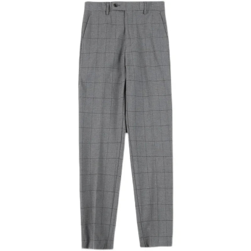 Calça de Alfaiataria Masculina Piannaro PN214 em corte slim fit, elegante e confortável.