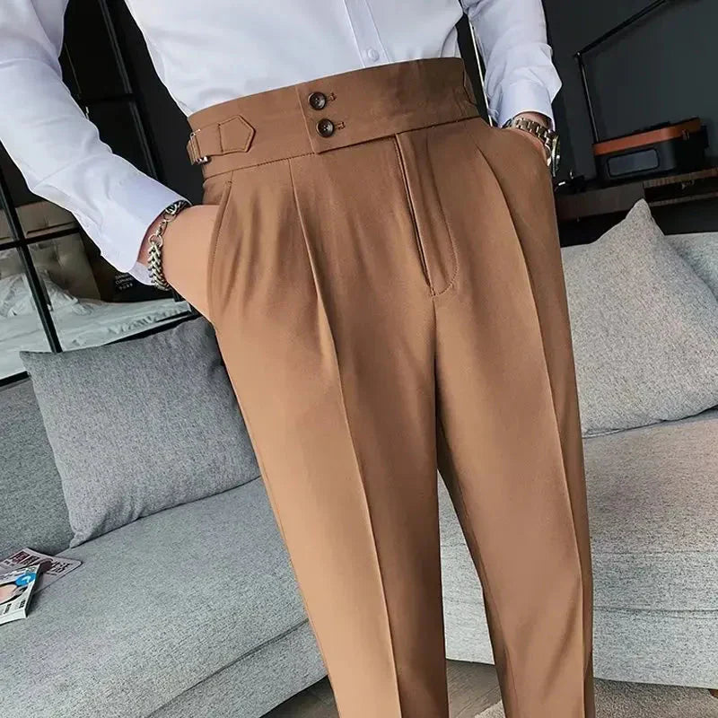 Calça de Alfaiataria Masculina Piannaro PN212 em tecido premium e corte tradicional.
