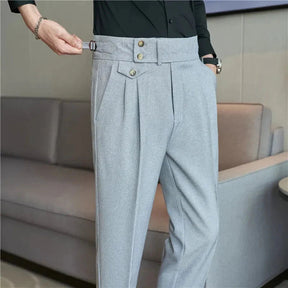 Calça de Alfaiataria Masculina Piannaro PN211 em tecido premium e corte elegante.