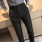 Calça de Alfaiataria Masculina Piannaro PN055 em corte slim fit, ideal para eventos formais.