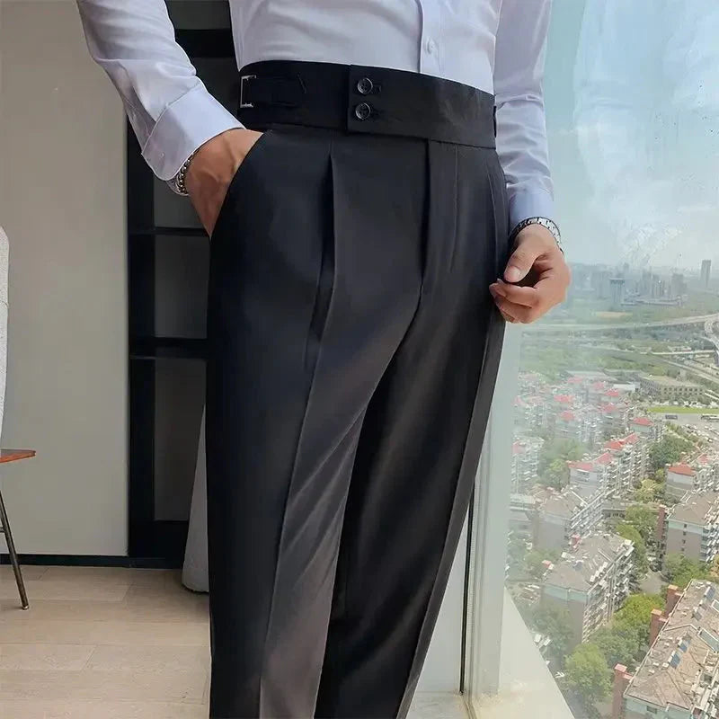 Calça de Alfaiataria Masculina Piannaro PN212 em tecido premium e corte tradicional.
