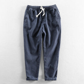 Calça de Linho Masculina Piannaro PN007 em estilo Old Money, elegante e confortável.