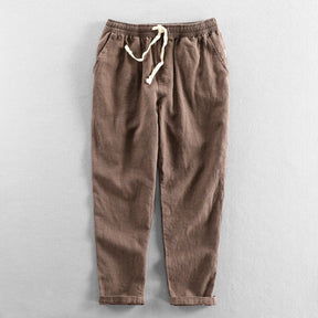 Calça de Linho Masculina Piannaro PN007 em estilo Old Money, elegante e confortável.