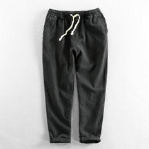 Calça de Linho Masculina Piannaro PN007 em estilo Old Money, elegante e confortável.