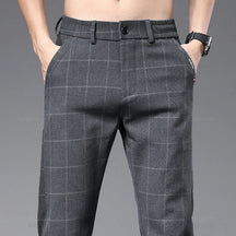 Calça Social Xadrez Masculina Piannaro PN224 com design moderno e elegante