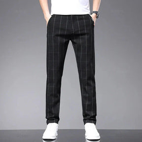 Calça Social Xadrez Masculina Piannaro PN224 com design moderno e elegante
