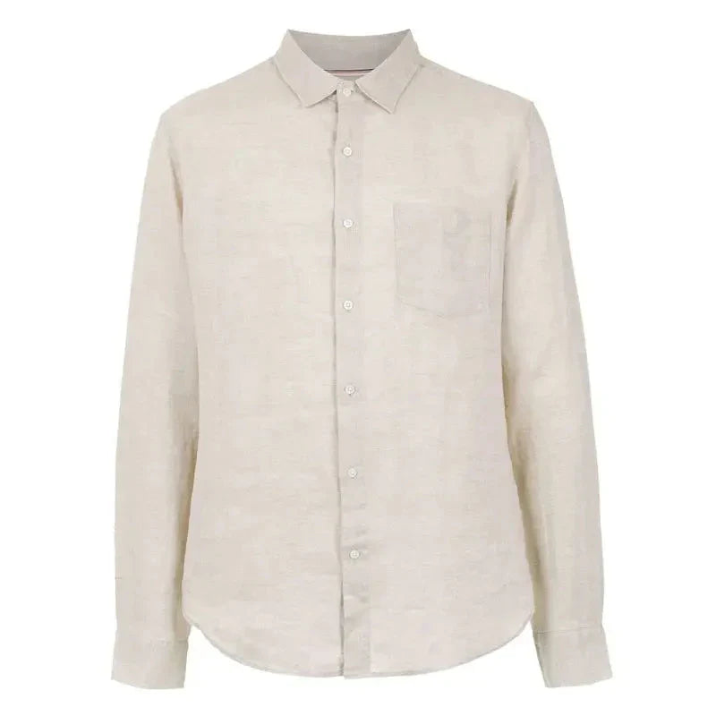 Camisa de Linho Masculina Piannaro PN346 em linho premium, ideal para dias quentes.