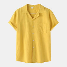 Camisa de Linho Masculina Piannaro PN002 em linho premium, elegante e confortável.