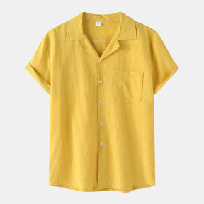 Camisa de Linho Masculina Piannaro PN002 em linho premium, elegante e confortável.