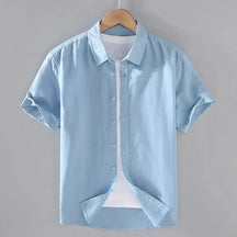 Camisa de Linho Masculina Piannaro PN004 com design elegante e confortável.