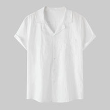 Camisa de Linho Masculina Piannaro PN002 em linho premium, elegante e confortável.