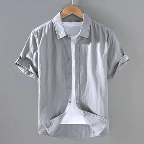Camisa de Linho Masculina Piannaro PN004 com design elegante e confortável.