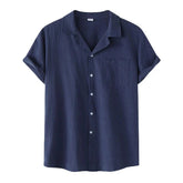 Camisa de Linho Masculina Piannaro PN002 em linho premium, elegante e confortável.