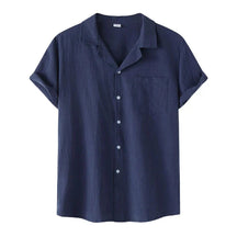 Camisa de Linho Masculina Piannaro PN002 em linho premium, elegante e confortável.