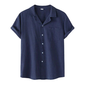 Camisa de Linho Masculina Piannaro PN002 em linho premium, elegante e confortável.