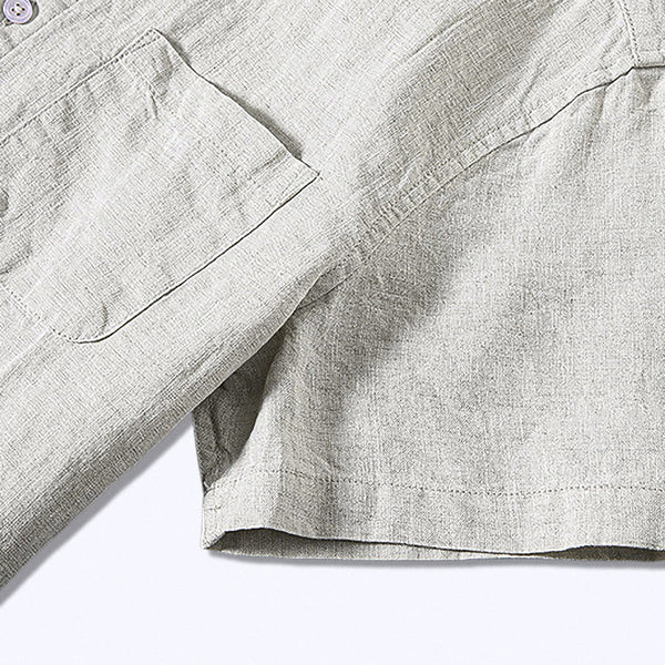 Camisa de Linho Masculina Piannaro PN003 em linho premium, corte clássico.
