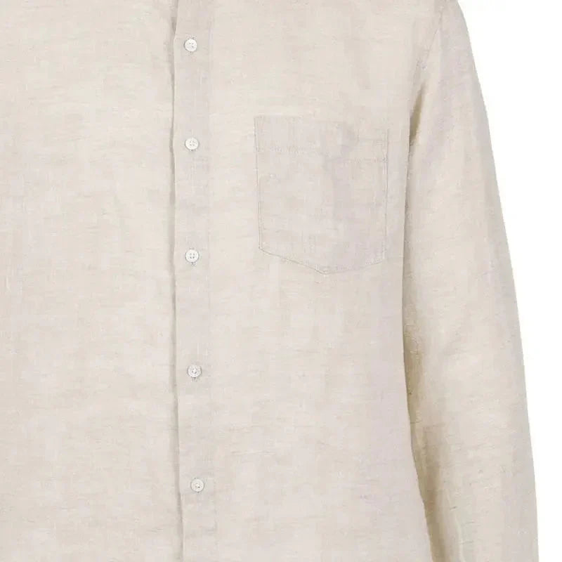 Camisa de Linho Masculina Piannaro PN346 em linho premium, ideal para dias quentes.