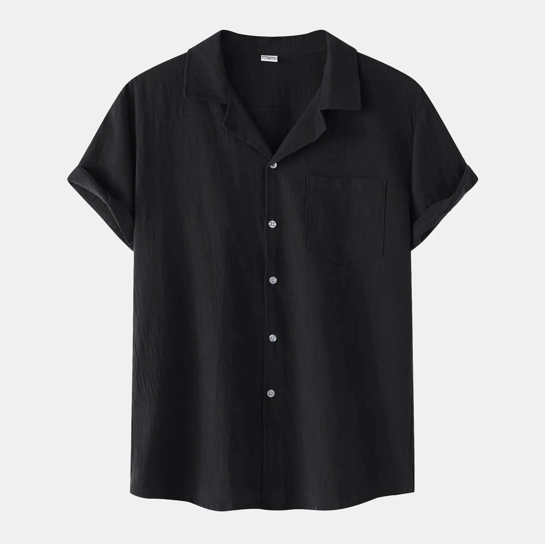 Camisa de Linho Masculina Piannaro PN002 em linho premium, elegante e confortável.