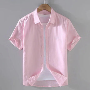 Camisa de Linho Masculina Piannaro PN004 com design elegante e confortável.