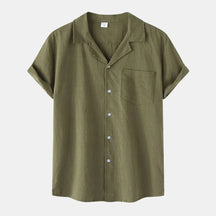 Camisa de Linho Masculina Piannaro PN002 em linho premium, elegante e confortável.