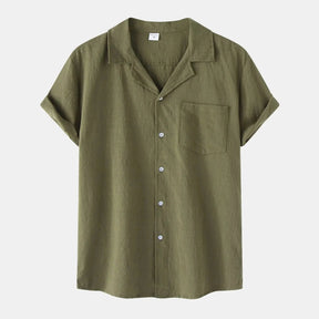 Camisa de Linho Masculina Piannaro PN002 em linho premium, elegante e confortável.