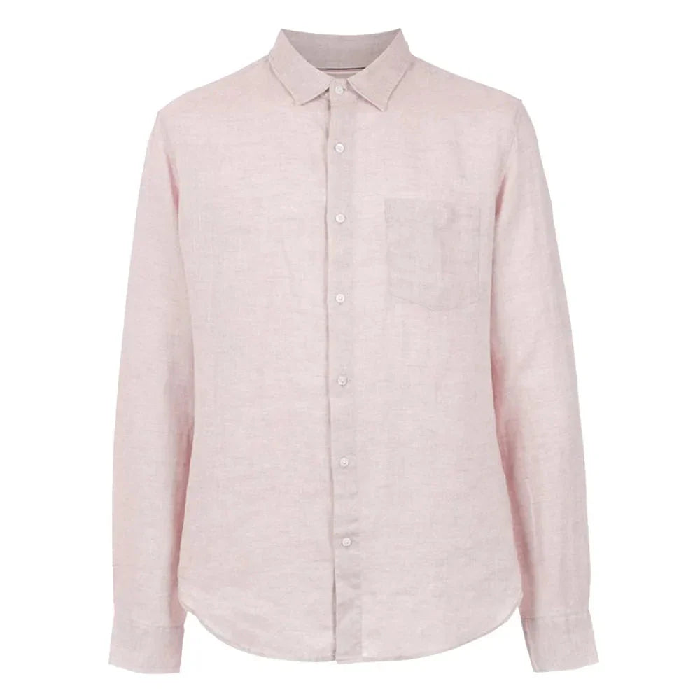 Camisa de Linho Masculina Piannaro PN346 em linho premium, ideal para dias quentes.