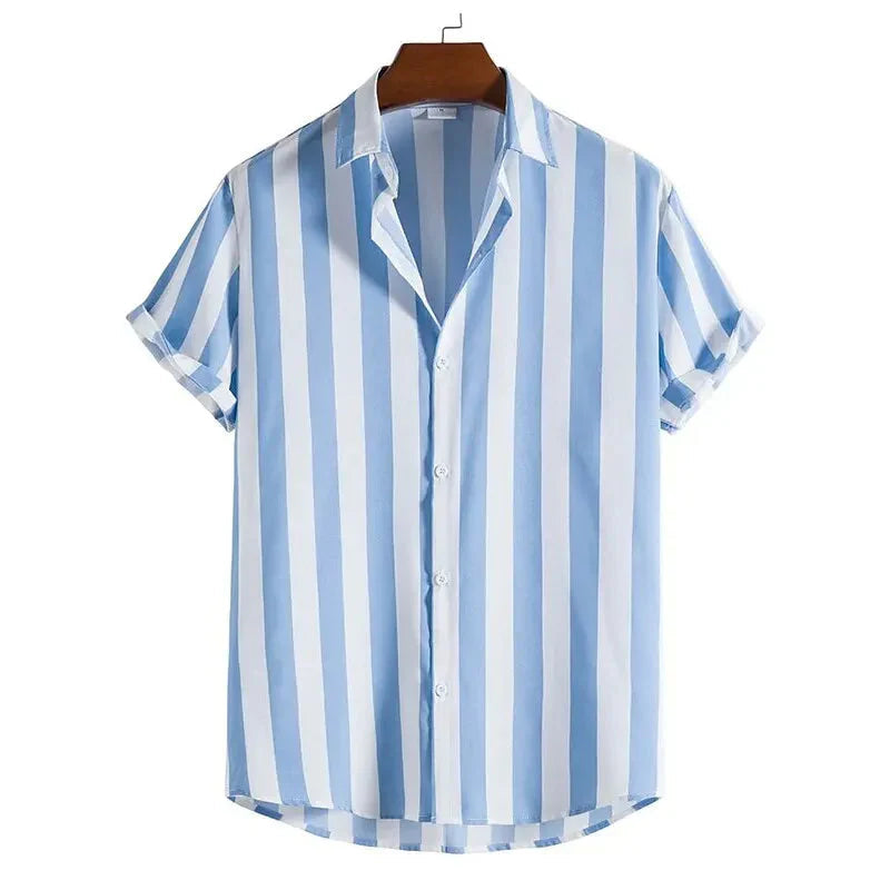 Camisa Listrada Masculina Piannaro PN392 com design clássico e moderno
