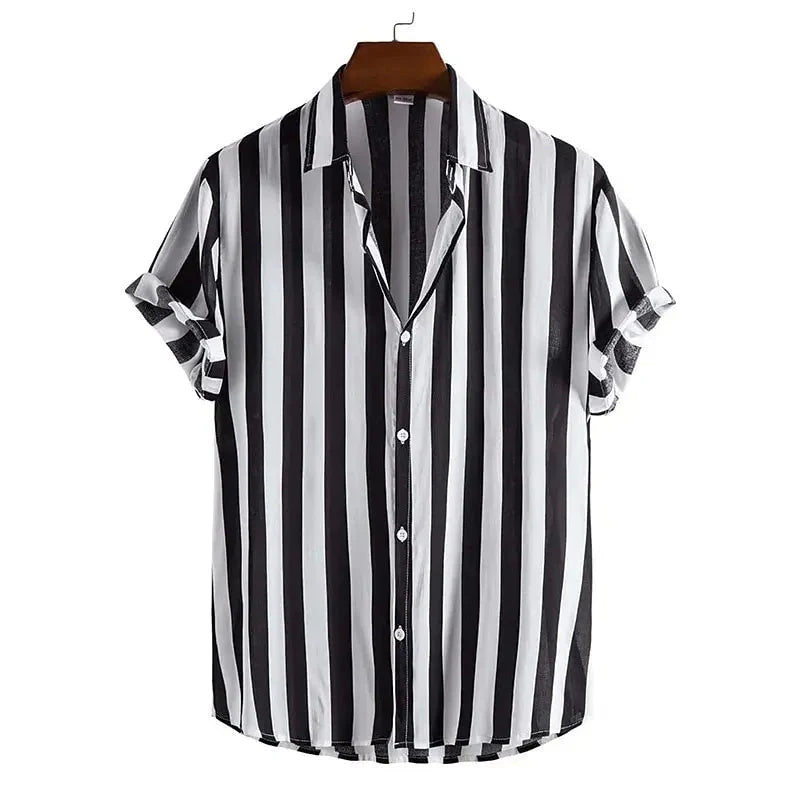 Camisa Listrada Masculina Piannaro PN392 com design clássico e moderno