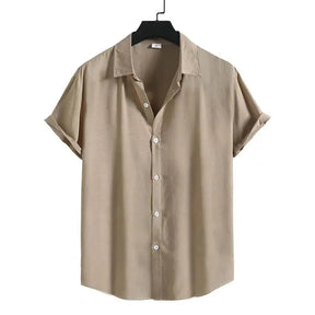 Camisa Manga Curta Lisa Piannaro PN082 em tecido leve e moderno