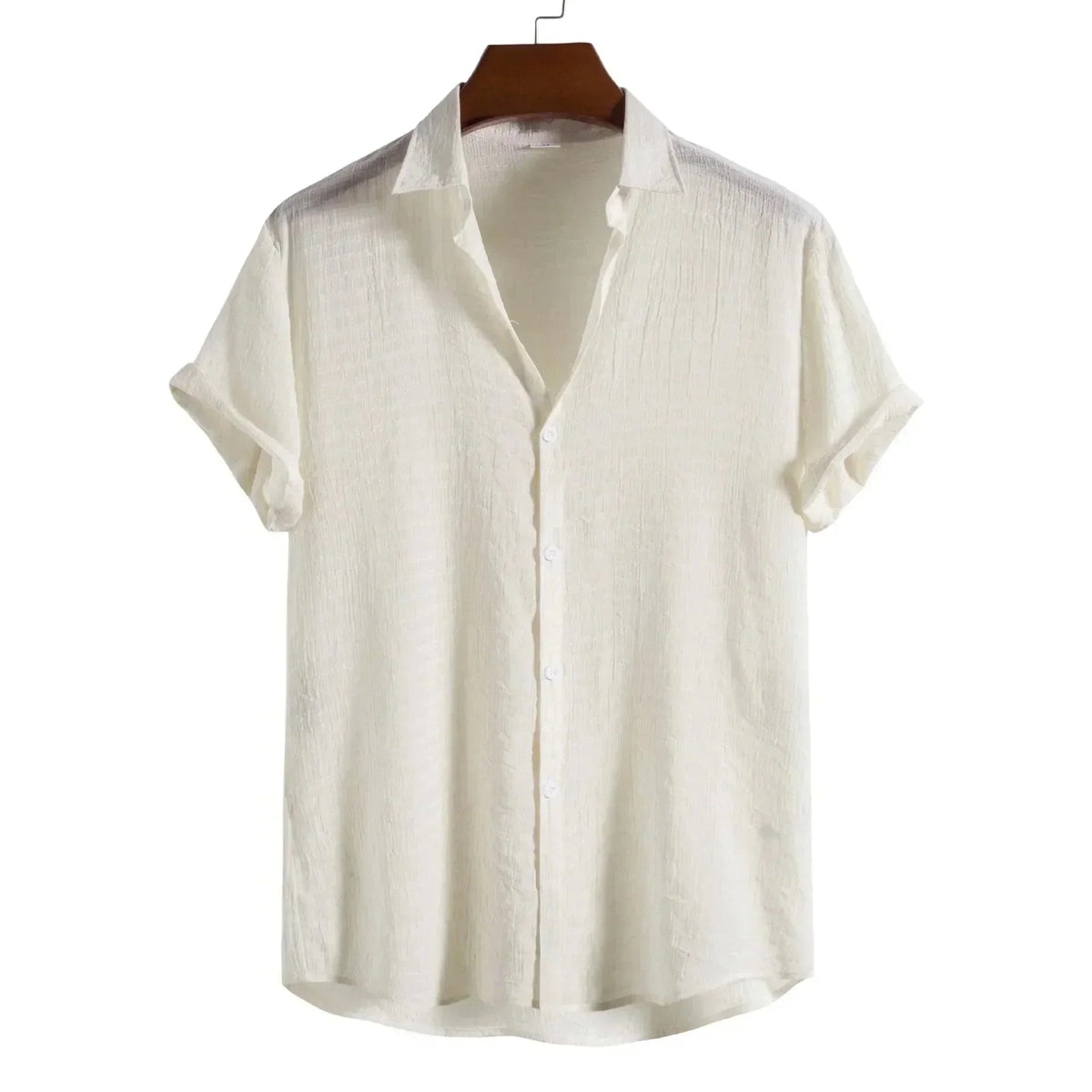Camisa Manga Curta em Linho Piannaro PN324 em linho leve e sofisticado.