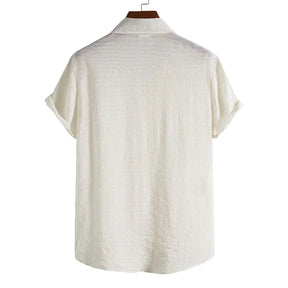 Camisa Manga Curta em Linho Piannaro PN324 em linho leve e sofisticado.